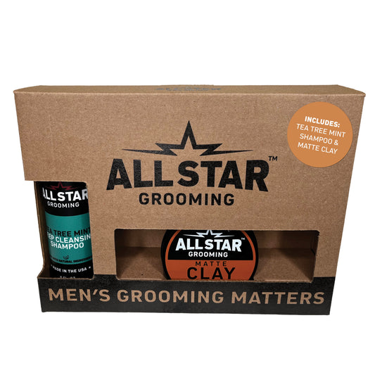 Matte Clay + Tea Tree Mint Shampoo Gift Box