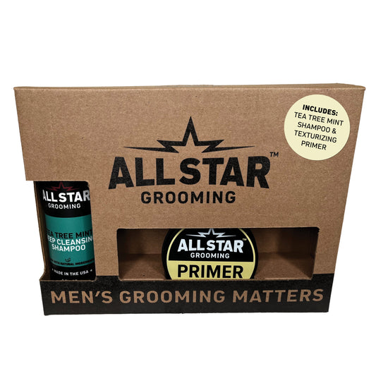 Primer + Tea Tree Mint Shampoo Gift Box